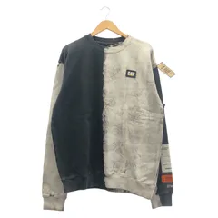 【中古】HERON　PRESTON × CATERPILLAR バイカラー スウェット サイズM ヘロンプレストン キャタピラー CAT[19]のサムネイル