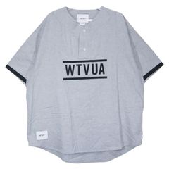 WTAPS ダブルタップス リーグ ベースボール シャツ グレー サイズ02