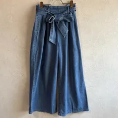 GU デニムワイドパンツ