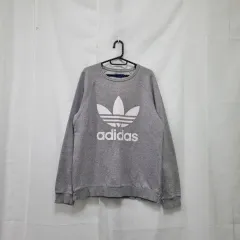 ワユース 110 adidas ビックロゴ スウェット グレー