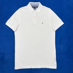 新品タグ付】トミーヒルフィガー クラシック ポロシャツ 白 M 