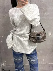(新品) FENDI フェンディ 90s ピンク ズッカパータン ロングスリーブのサムネイル