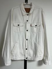 Levi's 70651 - 5051 デニムジャケット オレンジタブ ホワイト - メルカリ