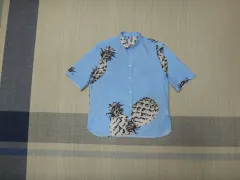 (M/95) MSGM パイナップル クロップド 半袖 シャツ メンズのサムネイル