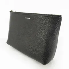 エンダースキーマ Hender Scheme pouch M MJ-RC-PHM ポーチ セカンドバッグ ブラック 黒 レザー 牛革 鞄 23ｃｍ x 14.5ｃｍ x 5.5ｃｍのサムネイル