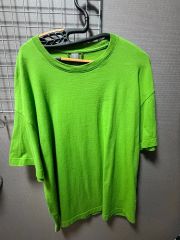 Acne Studios フェイスパッチ Tシャツ ライムグリーン サイズS - メルカリ