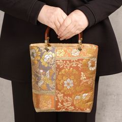 和装用トートバッグ 金襴 菊柄 和装用トートバッグ 金襴 菊柄 - メルカリ