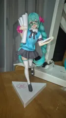 （まとめ）VOCALOID 初音ミク 16周年 記念 ブタ フィギュア 学生 美少女
