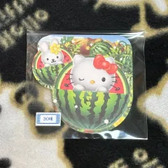 クラシック hello kitty(ハローキティ) スイカ 夏 型抜き メモ帳 熊本 hello kitty(ハローキティ) メモ 紙類