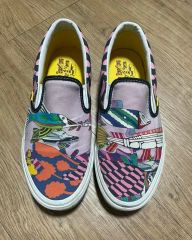 新品】SAINT LAURENT スリッポン グラフィック 本革 厚底 41 - メルカリ
