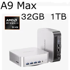 「ジャンク品」　ミニPC　GEEKOM AI PC A9 MAX Ryzen AI 9 HX 370 32GB 1TBのサムネイル
