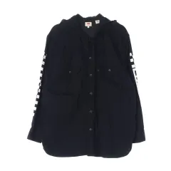 L リーバイス ブラック ウィンドブレーカー WHO ロング シャツ ジャケット