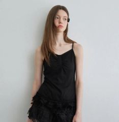 GlamLips レザーライクぺプラムCAMISOLE 美品 - メルカリ