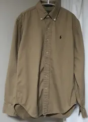 ポロラルフローレン ベージュ シャツ