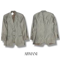 XXL ARMANI COLLEZIONI テーラードジャケット リネン - メルカリ