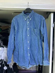 XL ヴィンテージ UNIQLO ユニクロ インディゴ デニム シャツ