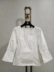 エンポリオアルマーニ ♡ マントブラウス プルオーバー アイボリー系白 