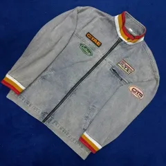 ヴィンテージ パッチ デニムジャケット