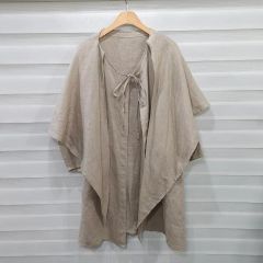 うさとの服 usaato エボニー黒檀 ヘンプ100% チムニージャケット