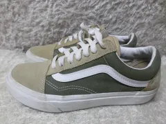 VANS オールドスクール カーキ スニーカー 中古 シューズ