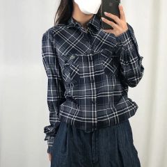 LGB エルジービー ラメ チェックシャツ1美品 - メルカリ