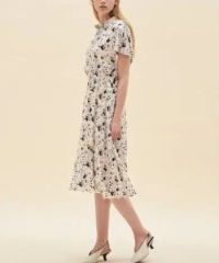 22SS♡グレースコンチネンタル パフュームプリントシャツワンピース 36 