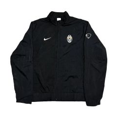 美品 00s NIKE ユベントス トラックジャケットナイロン 刺繍 M 白黒黄