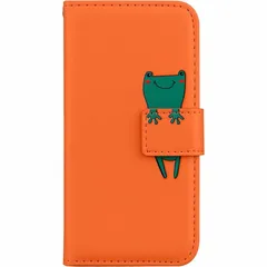 【新品】 【MIKKA】iphone16 Pro Max用 ケース 手帳型 カード収納 マグネット式 スタンド機能 可愛い (オレンジ, iPhone 16 Pro Max用) 1