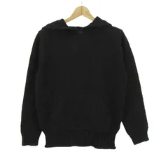 ビームスボーイ パーカー トップス 長袖 ニット プルオーバー 未使用品 レディース ﾌﾘｰサイズ ブラック BEAMS BOYのサムネイル