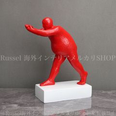 ☆良品☆ KARE ウェルカムゲスト レッド スモール フィギュア 46cm
