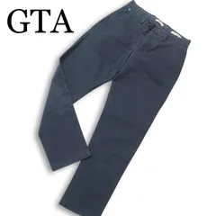 GTA ジーティーアー IL PANTALONE 通年 NIKKO★ ストレッチ スリム チノ パンツ Sz.42 メンズ 紺 ネイビーのサムネイル