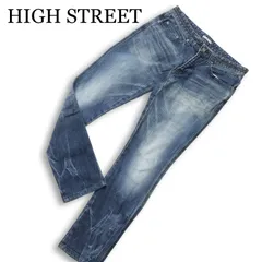 HIGH STREET ハイストリート 通年★ ストレッチ USED加工 スキニー デニム パンツ ジーンズ Sz.S メンズ 日本製のサムネイル