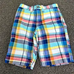 トミーヒルフィガー チェック ハーフパンツ 26インチ 14サイズ