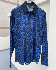 SAINT LAURENT レオパード柄シャツ 37/14.5 - メルカリ