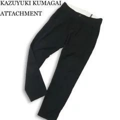 KAZUYUKI KUMAGAI ATTACHMENT カズユキクマガイ アタッチメント 通年★ スリム テーパード パンツ 日本製 Sz.1 メンズ 黒のサムネイル