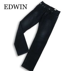 EDWIN エドウィン ブラックスキニーデニム S メンズ 日本製 ストレッチ