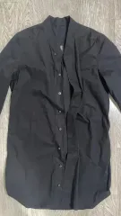48 17FW RICK OWENS リックオウエンス ブラック シャツのサムネイル