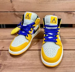 ナイキ エア ジョーダン 1 ミッド レイカーズ NIKE AIR JORDAN