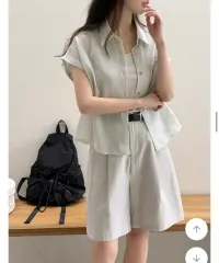 4万円 シャツ ノースリーブ セット