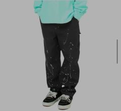 SAPEur サプール スケート チノパンツ ペンキ加工 ドローコード L