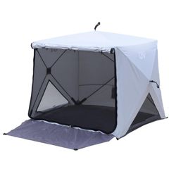 キャンパーズコレクション 山善] ポップアップテント ワンタッチ 4人用 
