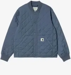 Carhartt WIP W Farrow Liner キルティングジャケット 軽量 Storm ストームブルーのサムネイル