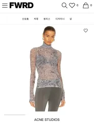 アクネストゥディオズ メッシュ ベイズリー タートルネックのサムネイル