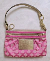 新品 未使用 COACH ハンドバッグ アクセサリーポーチ パーティーバッグ
