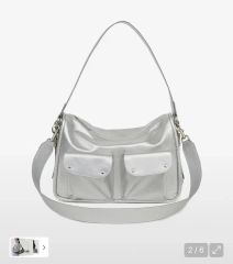 ボストンバッグ リリーブラウン THEMET シルバー - メルカリ