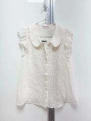 美品✨SeeByChloe レース 長袖シャツ オフホワイト - メルカリ