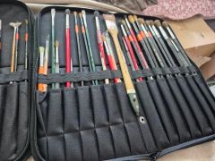 筆 まとめ売り 芸大・美大受験 藝大デザイン科 色彩構成 絵の具 - メルカリ