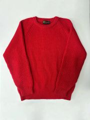 Eddie Bauer コットンニット レッド 黒タグ後期 80〜90s - メルカリ
