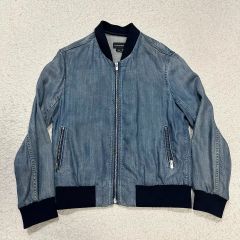 DIESEL ディーゼル デニムブルゾン レディース アウター リブ仕様 