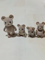 ⑥シルバニアファミリーまとめ売りマシュマロネズミ赤ちゃん